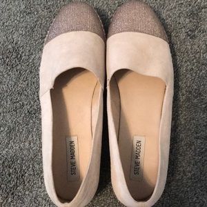 Steve Madden beige espadrilles